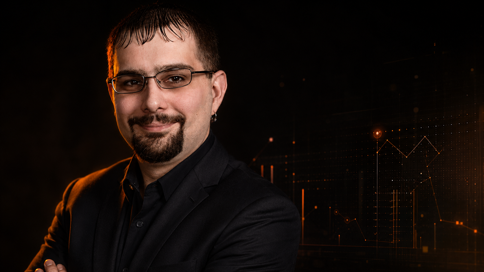 Stylized portrait of Mike Bradway, founder of The AI Mastery Hub